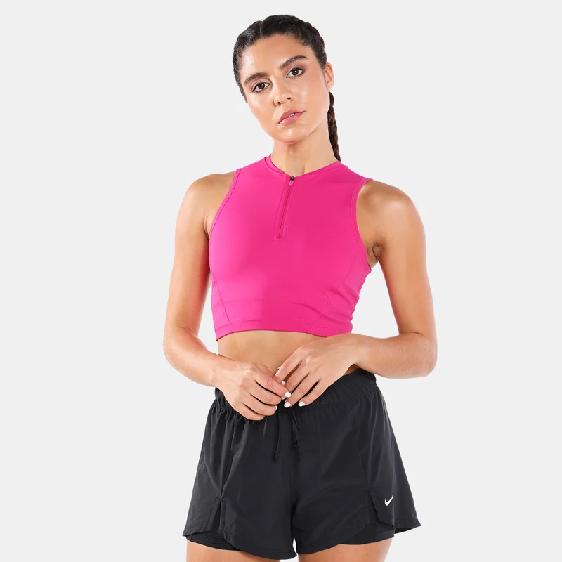 Nike Pink Women's Pro Dri-FIT Cropped Tank Top for Women | Best Price UAE