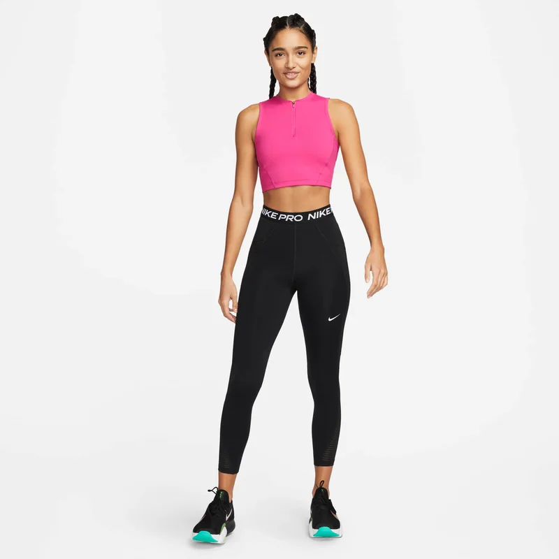 Nike Pink Women's Pro Dri-FIT Cropped Tank Top for Women | Best Price UAE