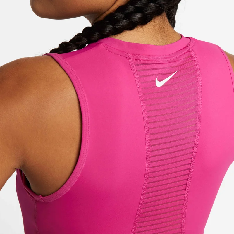 Nike Pink Women's Pro Dri-FIT Cropped Tank Top for Women | Best Price UAE
