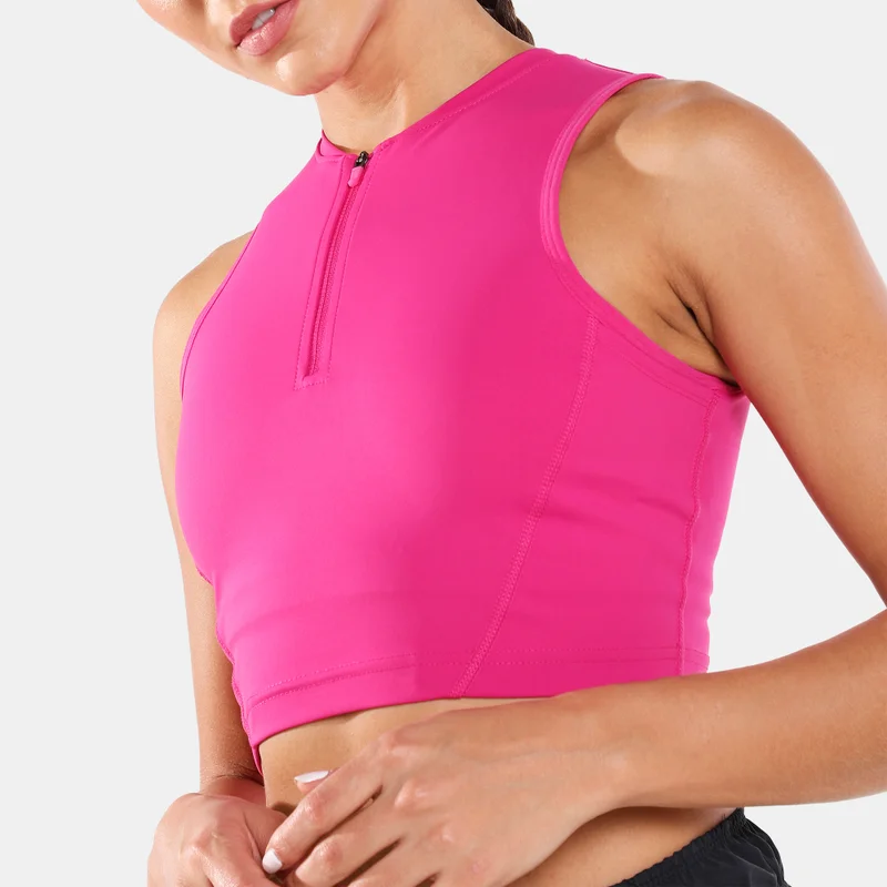 Nike Pink Women's Pro Dri-FIT Cropped Tank Top for Women | Best Price UAE