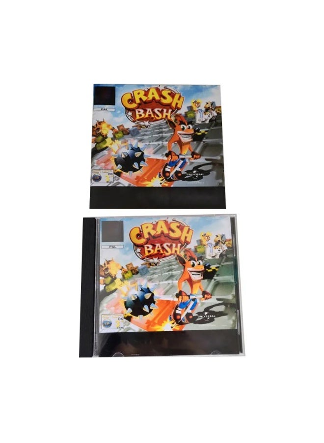 General Crash Bandicoot Carnival PAL version with manual Console game disc box with bonus disc Retro classic CD-ROM direct reading adaptation version.  - Image 1