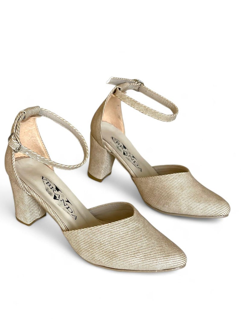 Vbranda - Hills closed front leather - Beige - Image 1