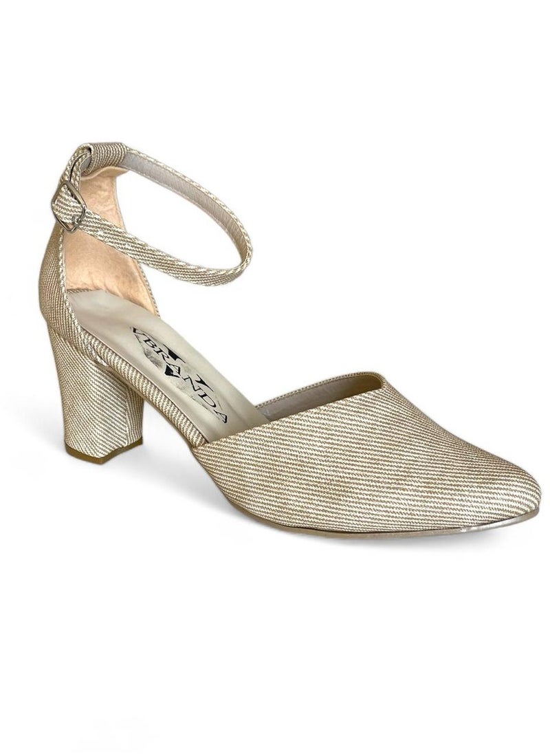 Vbranda - Hills closed front leather - Beige - Image 1