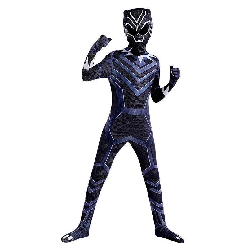 Kids Spider-Man Miles Morales Cosplay Jumpsuit Halloween Costume - Image 1