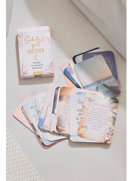 Tchibo 50 Pieces German Writing Sleep Card, White Combo  - Image 1
