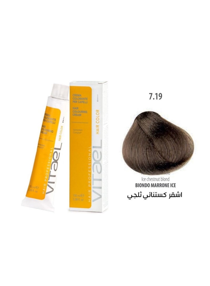 VITALE Icy chestnut blonde hair dye 100 ml - Image 1