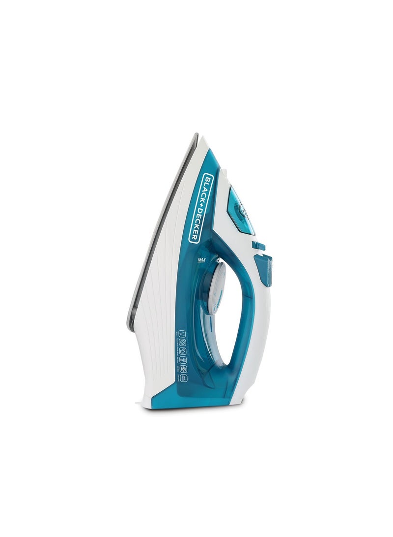 BLACK+DECKER Steam Iron With Ceramic Soleplate 250 ml 780 W X1575-B5 Blue / White - Image 2