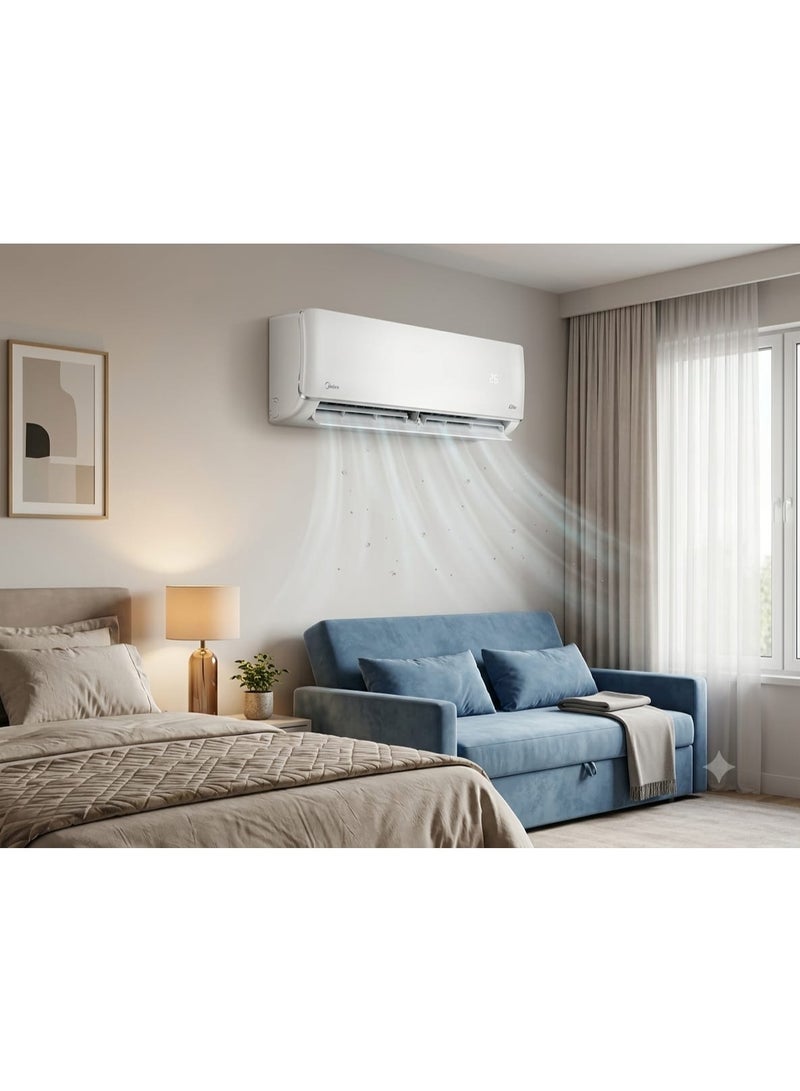AURORA 2.5 Ton Split Air Conditioner Wall Mounted Type 27000 BTU - Cold Only, White | AR-30SMVC - Image 3