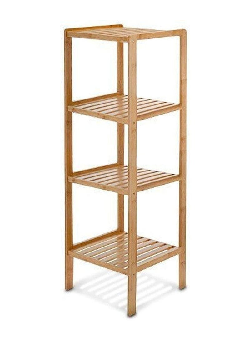 4 Tier Wooden Storage Corner Rack - Image 1