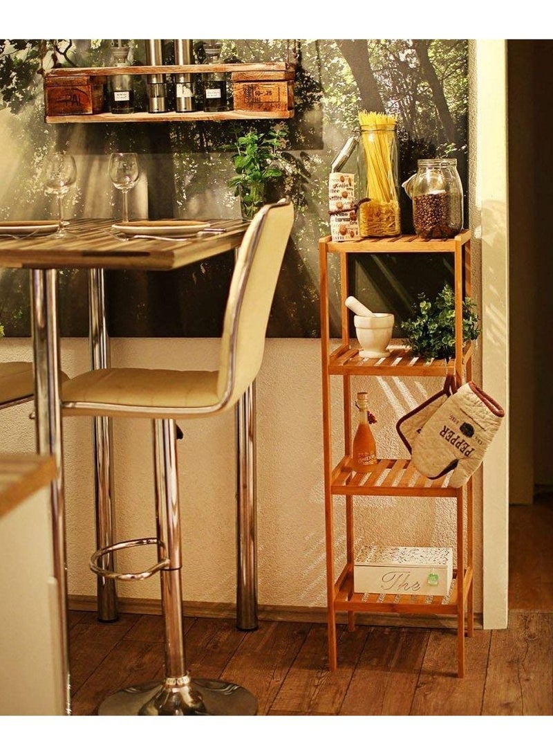 4 Tier Wooden Storage Corner Rack - Image 3