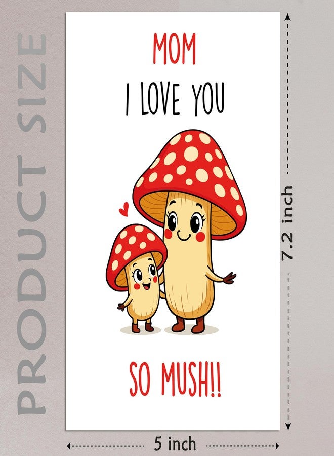 Cheerin Funny Mothers Day Card for Mom – Cute I Love You Card for Mum with Envelope from Daughter and Son – Hilarious Mother's Day Gift for Stepmom, Grandma, or Mother Figures 5x7 - Image 2