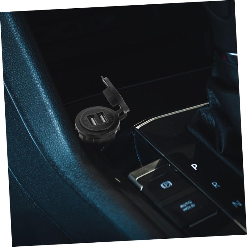 Motorcycle Phone Mount With Dual USB Charger Quick Charging For RV Use - Image 5