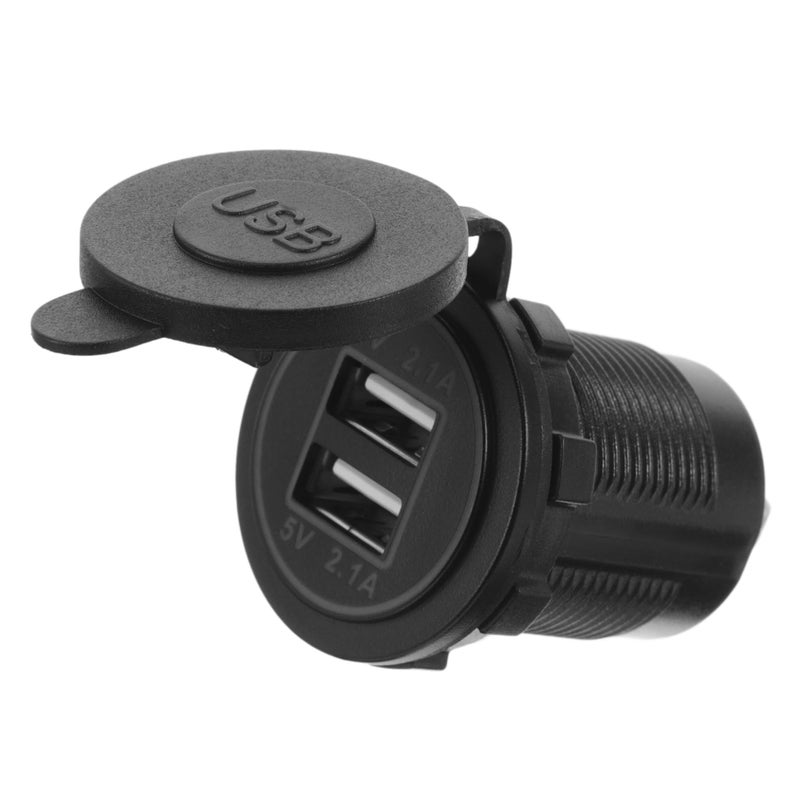 Motorcycle Phone Mount With Dual USB Charger Quick Charging For RV Use - Image 2