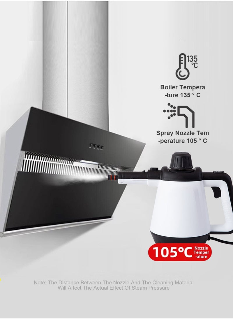ET-LIFE - Steam Cleaner, 1200 W, 3.5 Bar Steam Pressure, 400ml Capacity,  High Temperature Kills 99.99% of Viruses & Bacteria - Image 1