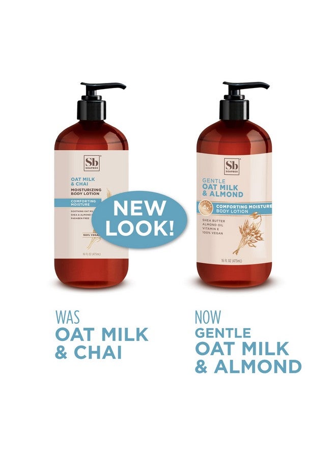 Soapbox Oapbox Oat Milk & Almond Moisturizing Body Lotion With Shea Butter & Almond Oil ; Body Lotion For Women & Men Paraben Free Vegan Lotion For Dry Skin Smooth Skin (16Oz 3 Pack) - Image 4