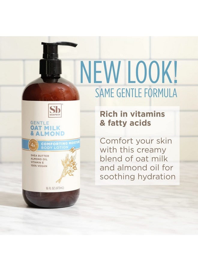 Soapbox Oapbox Oat Milk & Almond Moisturizing Body Lotion With Shea Butter & Almond Oil ; Body Lotion For Women & Men Paraben Free Vegan Lotion For Dry Skin Smooth Skin (16Oz 3 Pack) - Image 5