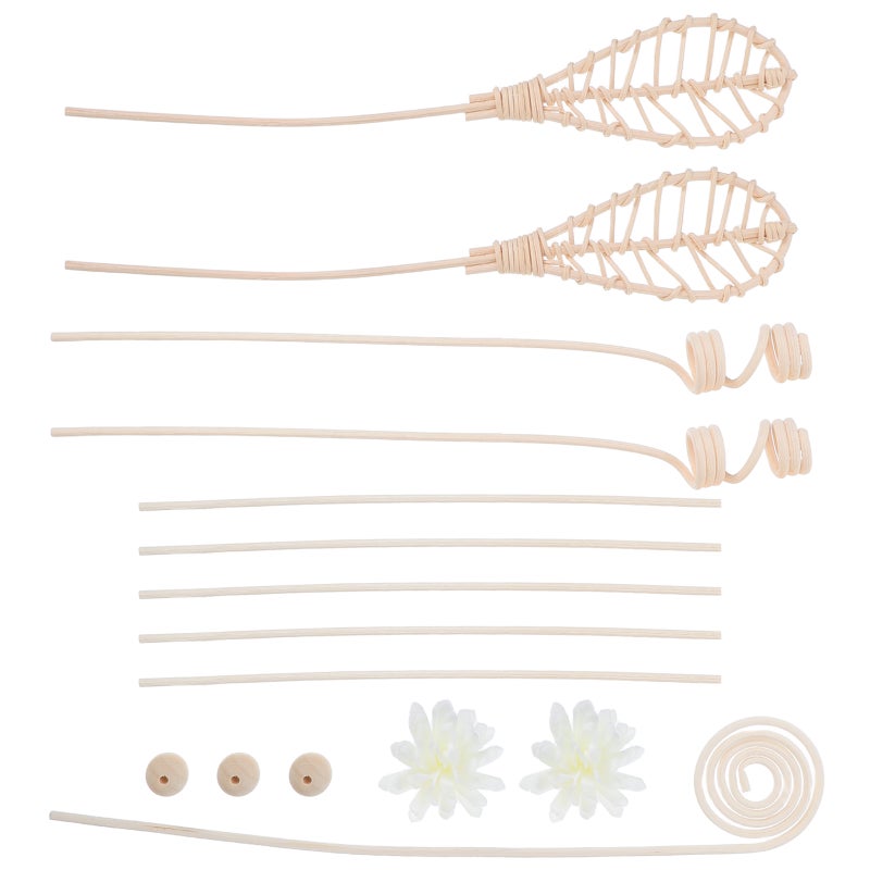 48pcs Aromatherapy Diffuser Sticks: Replacement Rattan Reeds For - Home Fragrance Reeds Sticks Assorted Shaped For Air Freshener - Image 1