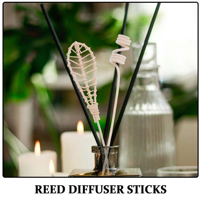48pcs Aromatherapy Diffuser Sticks: Replacement Rattan Reeds For - Home Fragrance Reeds Sticks Assorted Shaped For Air Freshener - Image 2