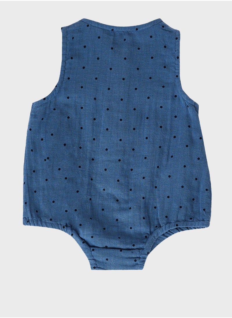 MANGO - Infant Polka Dot Print Bodysuit - Image 1