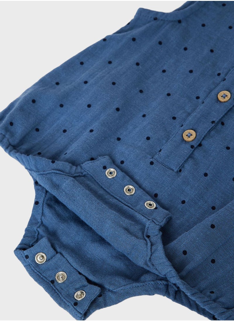 MANGO - Infant Polka Dot Print Bodysuit - Image 1