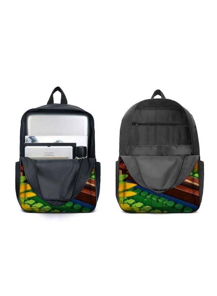 The latest universal cartoon new three-piece schoolbag (for students, teenagers, children) - 1019 - Image 4
