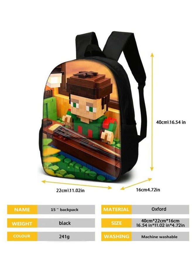 The latest universal cartoon new three-piece schoolbag (for students, teenagers, children) - 1019 - Image 5