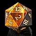 FTNNGIME 1PCS Gem D20 DND Dice 25mm 20 Sided CrystalAmethyst DD Dice for Dungeons and Dragons RPG Roleplaying Games MTG Table Games Handmade Polyhedral Dice Tiger Eye - Image 4