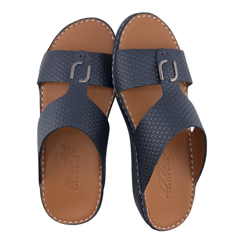 AET A E T Handmade Arabic Sandals For Men | Outdoor Mens Slippers | Genuine PU Leather With Buckle - Image 2