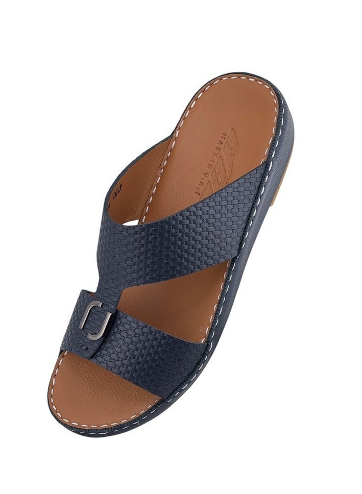 AET A E T Handmade Arabic Sandals For Men | Outdoor Mens Slippers | Genuine PU Leather With Buckle - Image 3