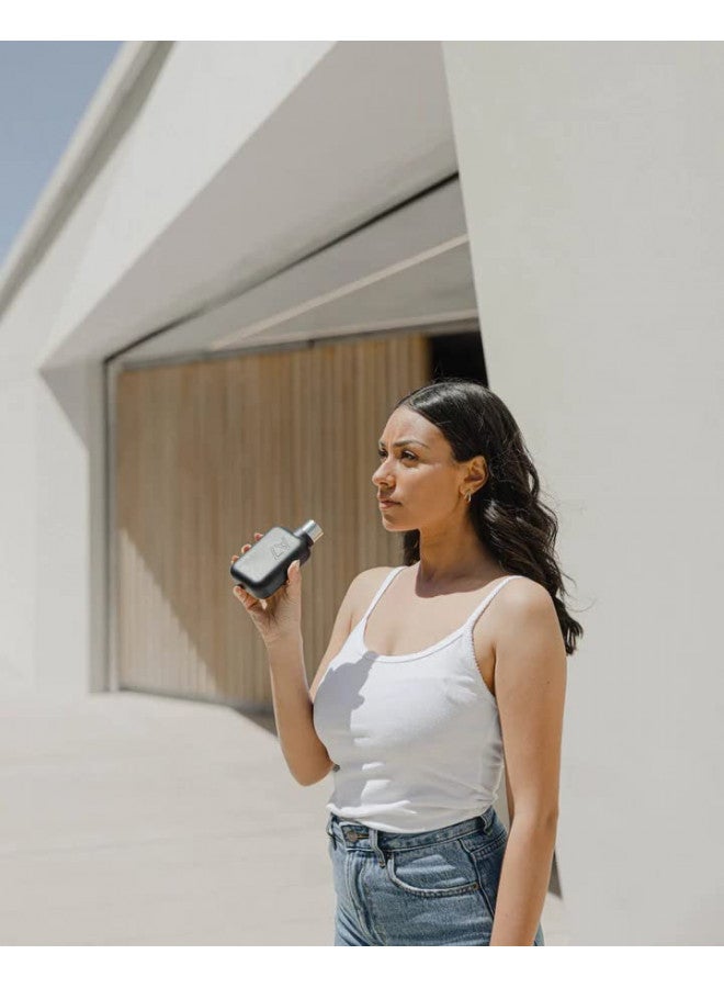 memobottle SLIM STAINLESS STEEL (BLACK) | 20 oz / 600 ml | Durable, Leak-Proof, Premium Water Bottle | BPA-free| Ideal for Modern Lifestyle, Gym Workouts & Travel - Image 3