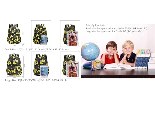 VIDOSCLA Camouflage Backpacks for Preschool Students Schoolbag Boys Bookbag for Kids - Image 2