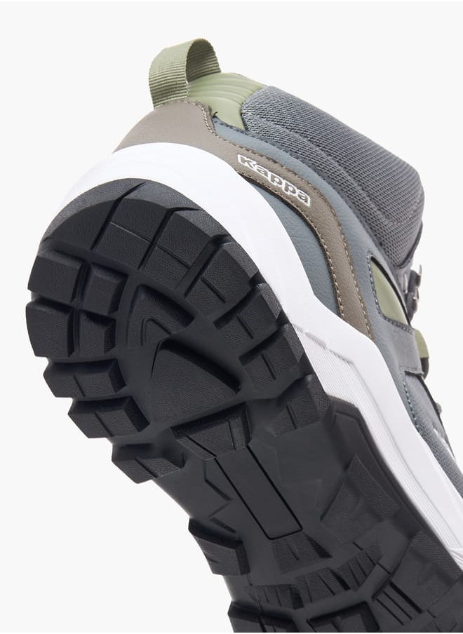 Kappa - Mens Logo Detail Boots with Lace-Up Closure - Image 1
