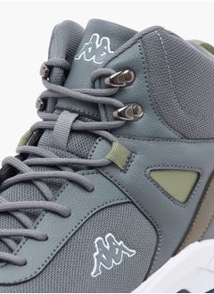Kappa Mens Logo Detail Boots with Lace-Up Closure  - Image 4