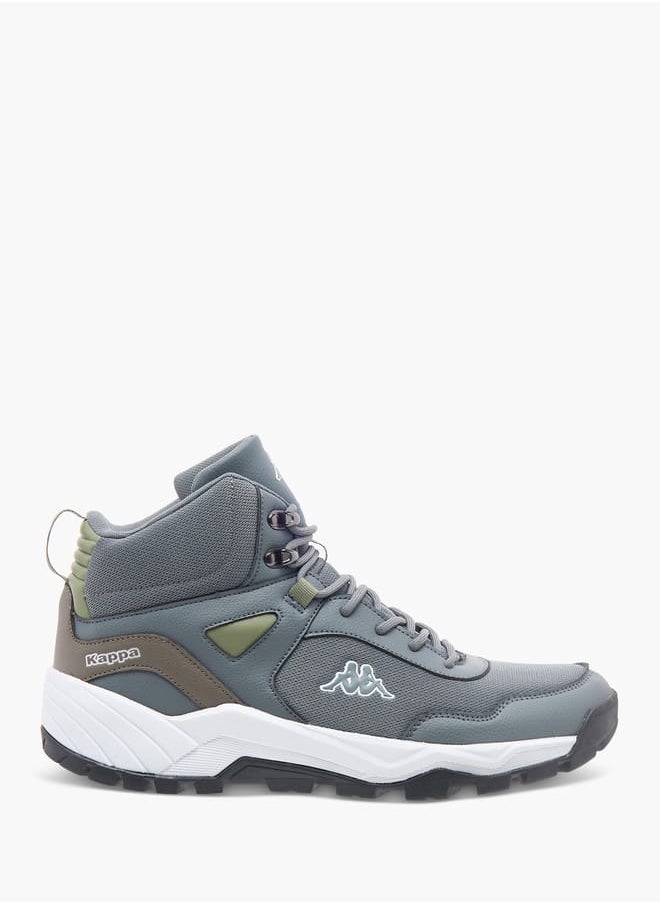 Kappa - Mens Logo Detail Boots with Lace-Up Closure - Image 1