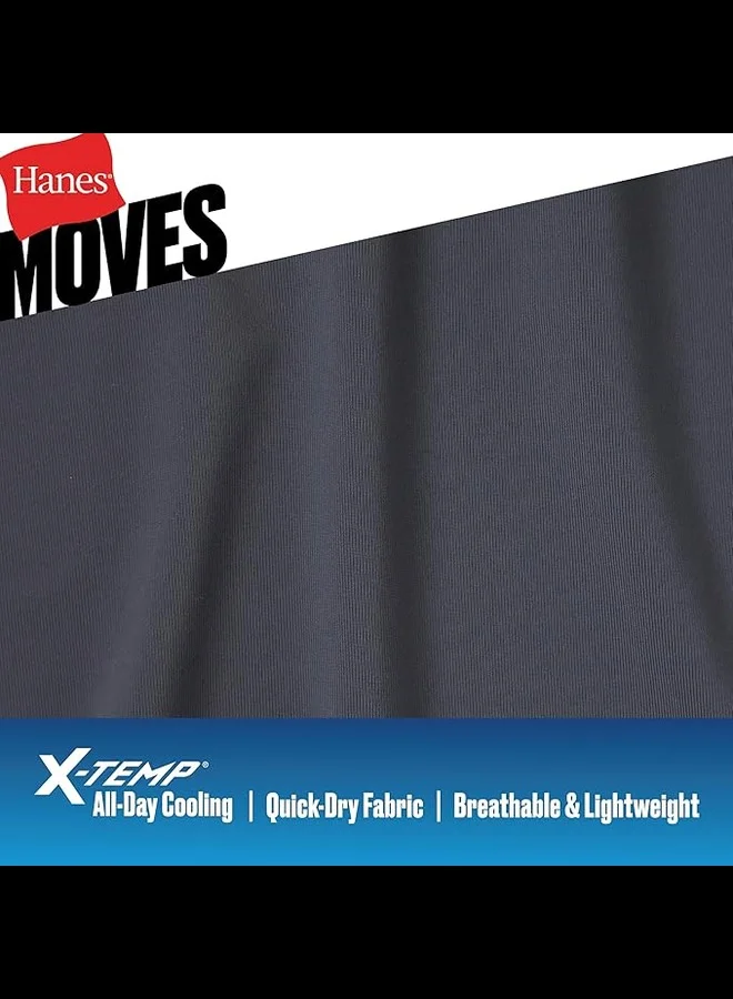 Hanes  MNSBB3 Boxer Brief Mens Hanes P3 MRL Moves Nylon Spandex  | Best Price UAE