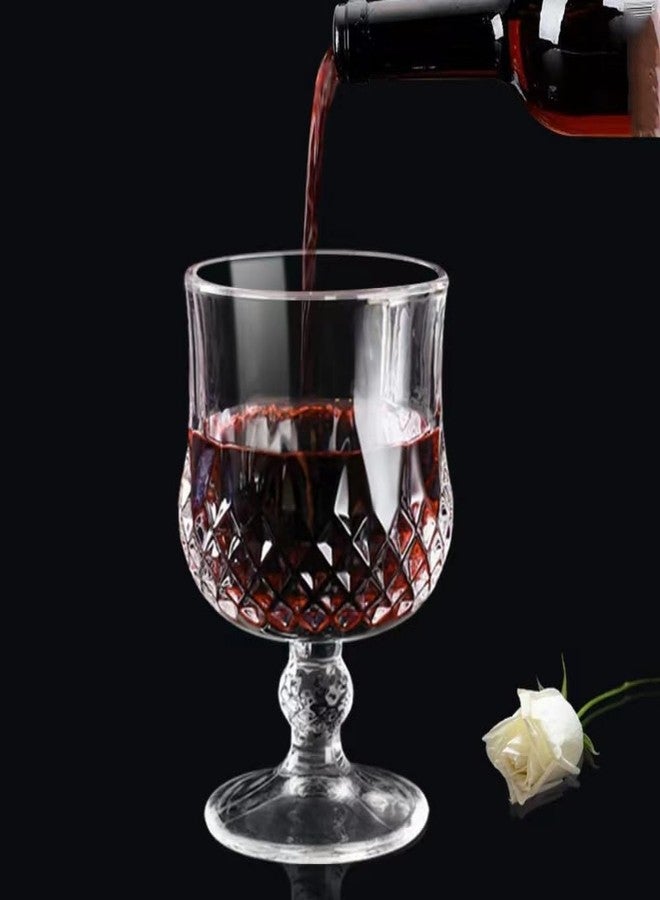 RYUHYF Brandy Glasses Set of 3,6.2 oz Cocktail Glasses, Martini Glasses, Engraved Crystal Wine Glasses, Tall Glasses for Bar Glassware, Cordials, Sherry, Brandy - Image 4