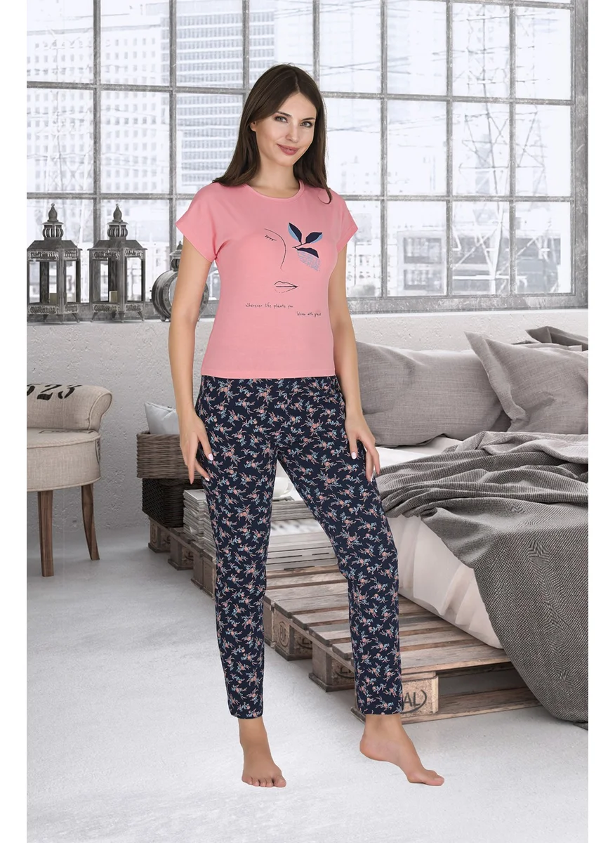 Sensu Women's Short Sleeve Pajama Set PJ3009