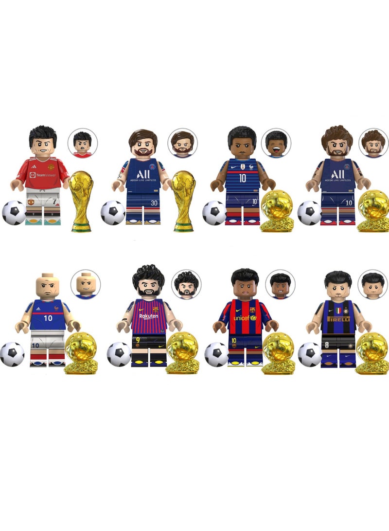Nariele سلسلة نجوم كرة القدم - ألعاب بناء قطع أثرية لمباريات كأس العالم - Image 1