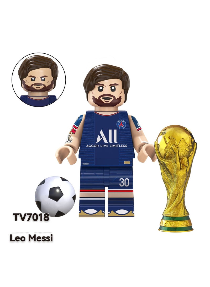 Nariele سلسلة نجوم كرة القدم - ألعاب بناء قطع أثرية لمباريات كأس العالم - Image 3