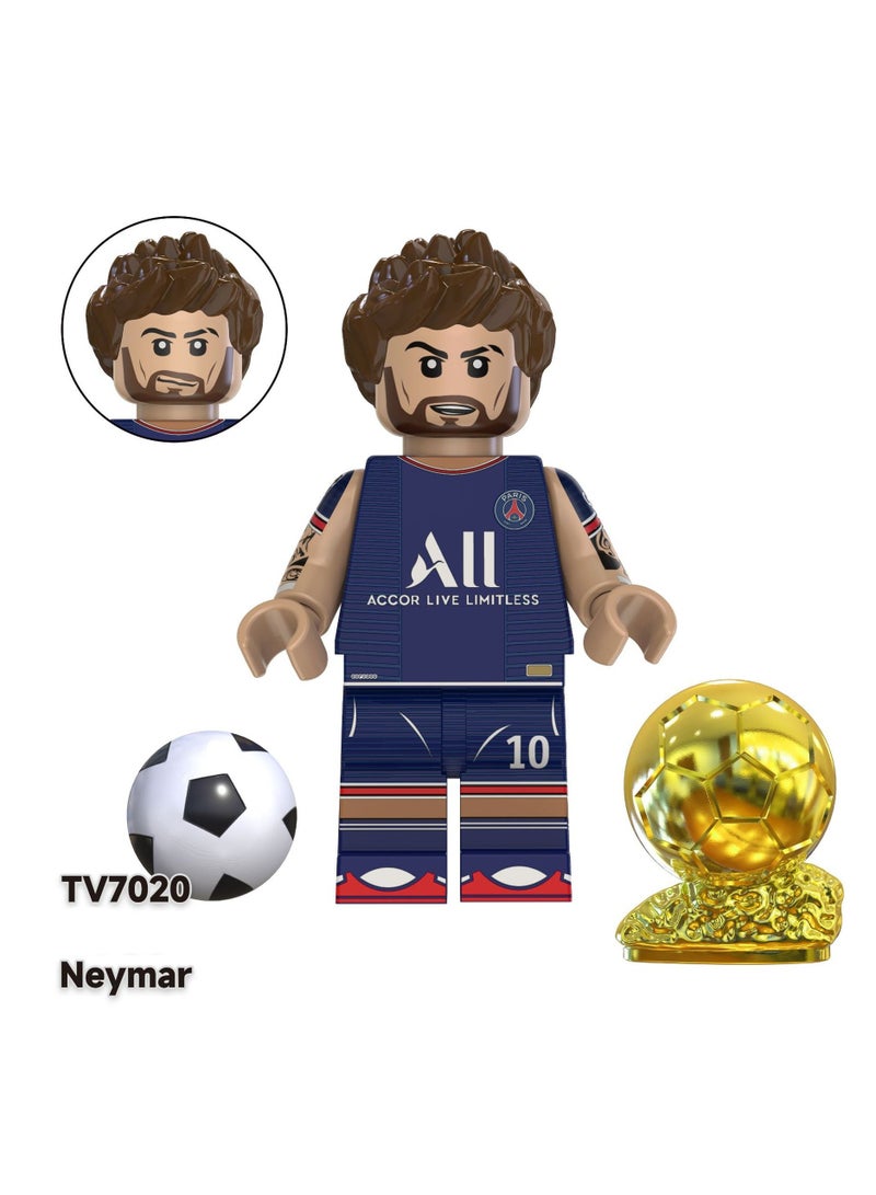 Nariele سلسلة نجوم كرة القدم - ألعاب بناء قطع أثرية لمباريات كأس العالم - Image 5