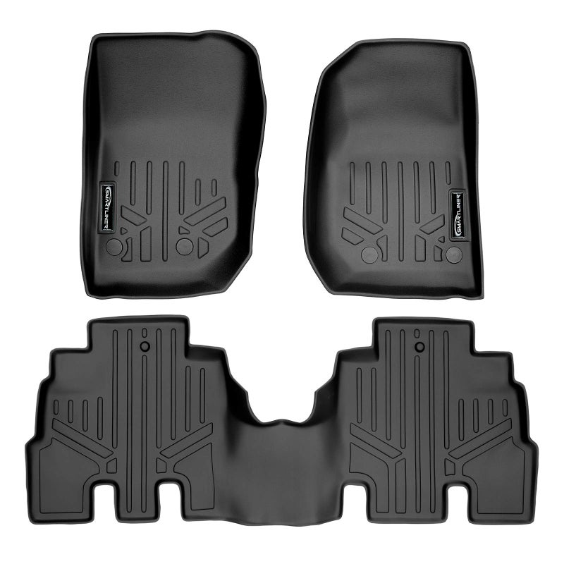 MAXLINER Floor Mats 1st and 2nd Row Liner Set for 20142014 Jeep Wrangler