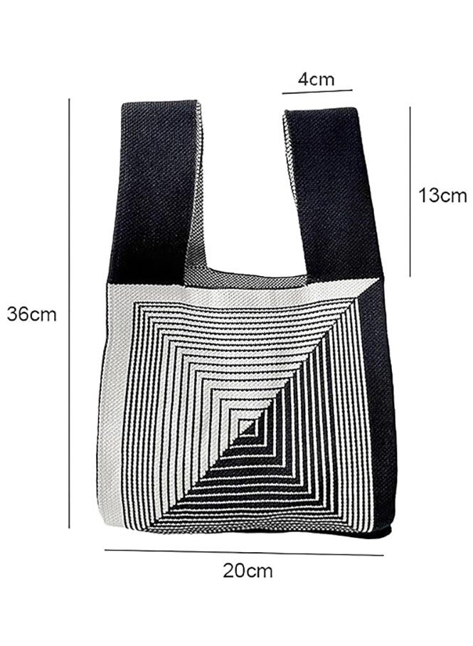 Wrist Handbag for Women Wristlet Handbag Sleeve Knot Pouch Portable Purse Tote Gift Bag  - Image 4