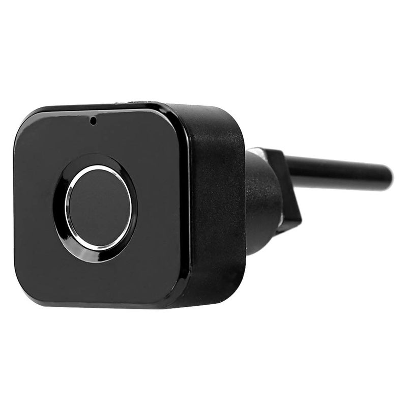 Smart Digital Fingerprint Drawer Lock Rechargeable ABS Stainless Steel Black 20 User Capacity - Image 2