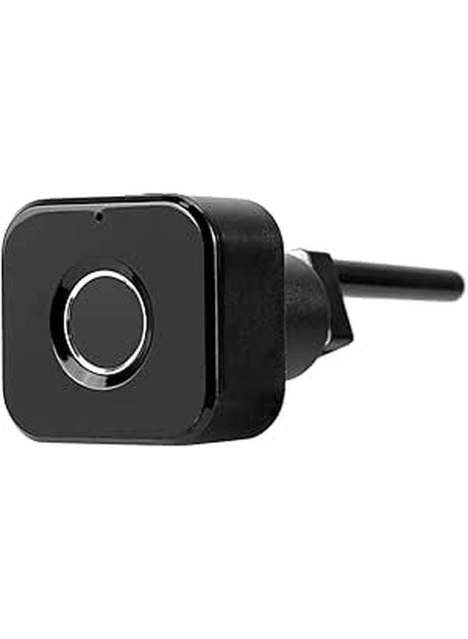 Smart Digital Fingerprint Drawer Lock Rechargeable ABS Stainless Steel Black 20 User Capacity - Image 1