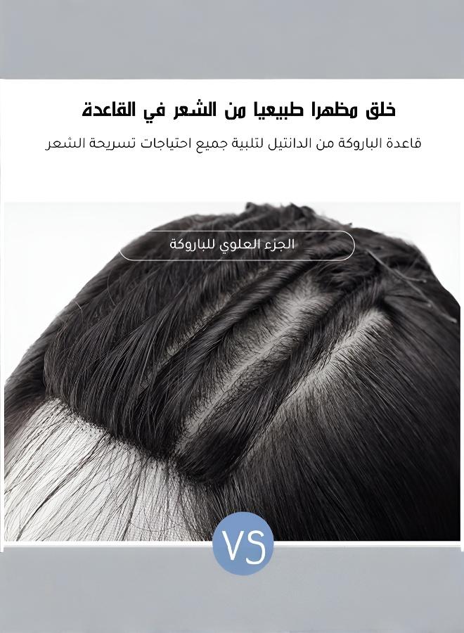 Seamless Wavy One-Piece U-Shaped 5-Clip Hair Extension for Women - Image 5