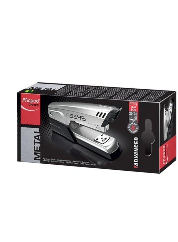 Maped Advanced Metal Stapler Silver