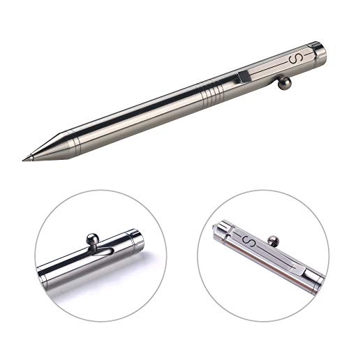 SMOOTHERPRO Bolt Action Pen Decent Stainless Steel Compatible with Pilot G2 Refill Durable Stainless Steel Clip for EDC Pocket Design (SSG050) - Image 2