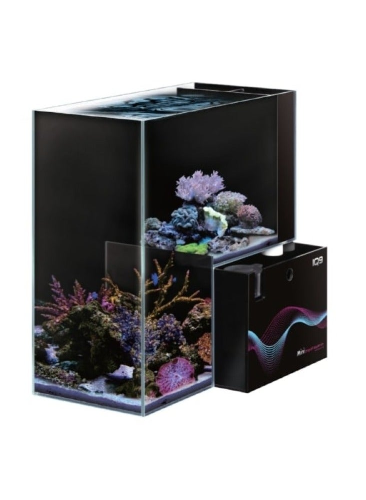Dymax IQ9 MINI DROP OFF ACRYLIC AQUARIUM-MARINE 470MM L X 220MM W X 470MM H (5MM THICKNESS)