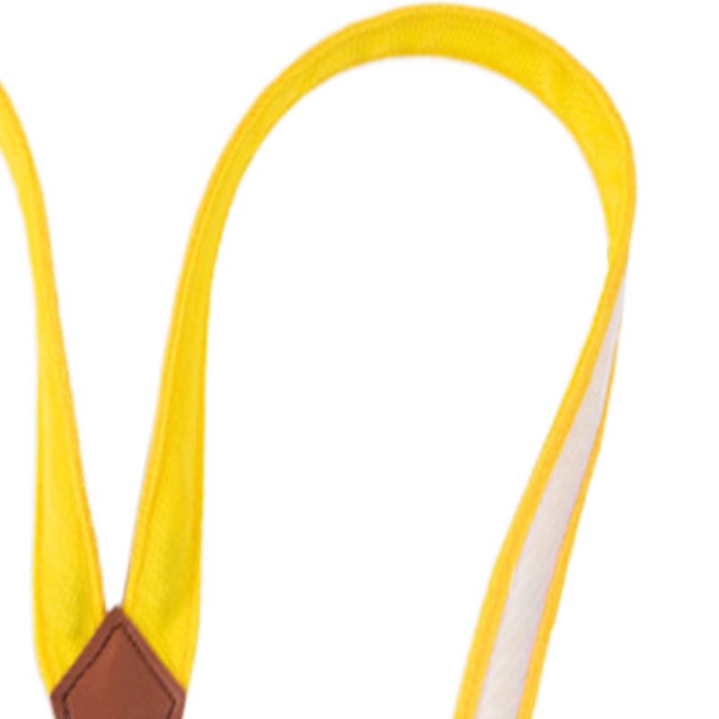 2pcs Clip- Suspenders Glowing Adjustable Printing Elastic Y-shaped Trouser Straps for Men Women (Yellow) - Image 4
