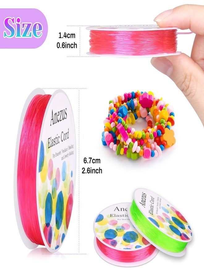 anezus Elastic String for Bracelets, Anezus 12 Rolls Crystal Beading Wire for Jewelry Making, Stretch Magic Bead Cord for Beading, Bracelets and Jewelry Making - Image 3